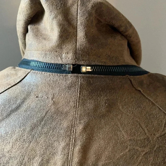 Dex Saddle Colored Suede Jacket S - Picture 4 of 7